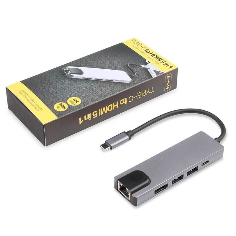 5-in-1 USB Type-C Adapter