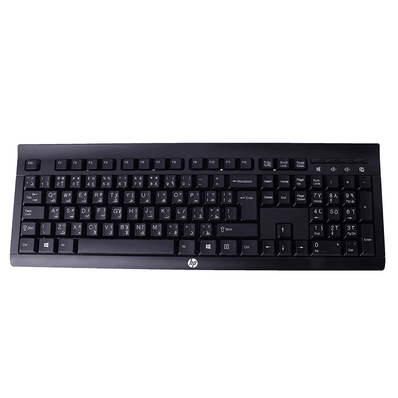 HP K2500 Wireless Keyboard (English & Arabic)