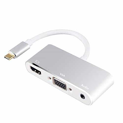 Type C to HDMI & VGA with Audio - Image 3