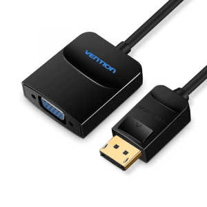 Vention Display Port To VGA converter 0.15M Black-HBFBB