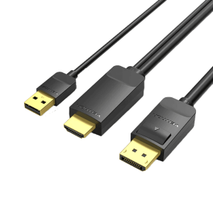 Vention HDMI-A Male to DP Male HD Cable-ABJBG