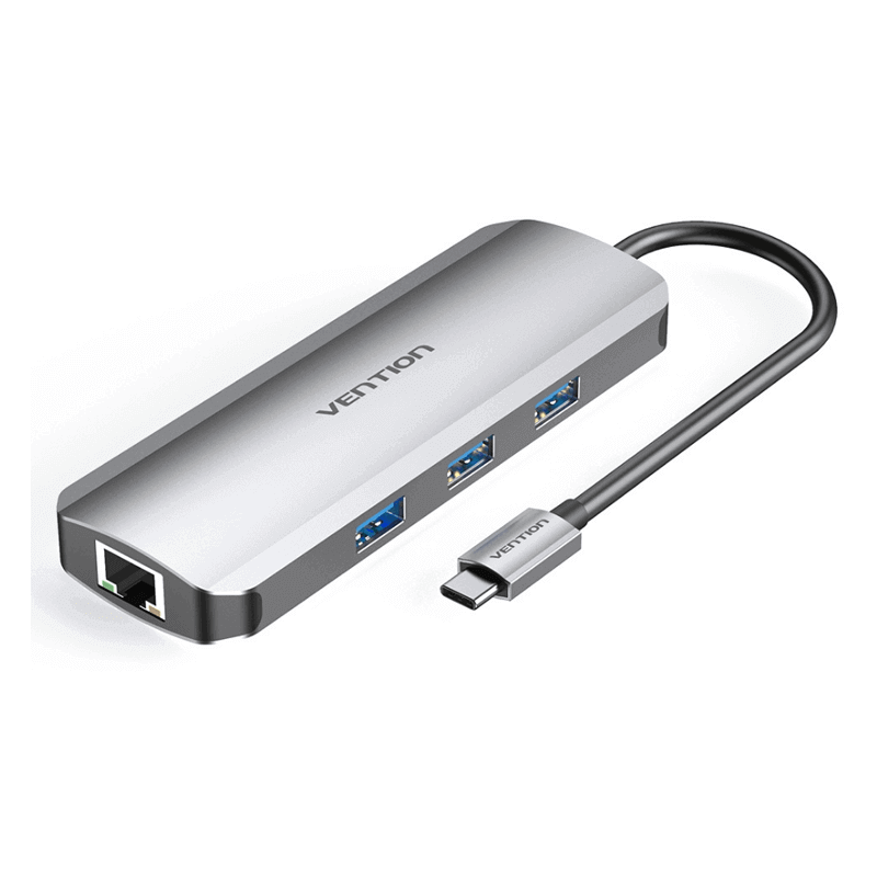 Vention USB-C Multi-Functional 8 in 1 Docking Station-TOKHB
