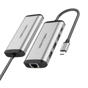 Vention USB-C Multi-Functional 5 in 1 Docking Station-TGDHB