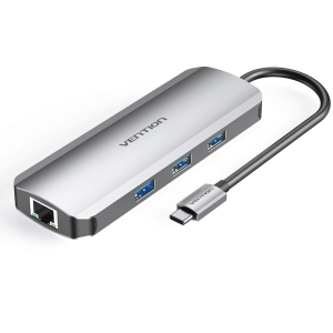 Vention USB-C Multi-Functional 8 in 1 Docking Station-CNDHB