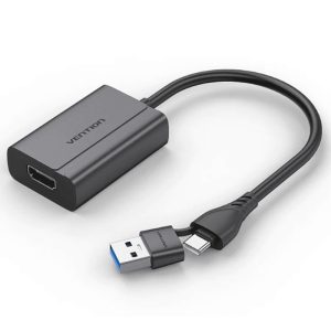 Vention ACYHB USB-C + USB-A To HDMI Adapter 0.15M