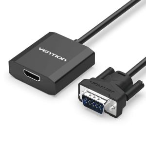 Vention VGA to HDMI Converter 0.15M Black Metal Type-ACEB0