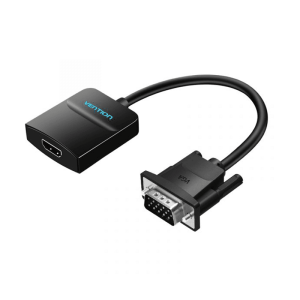 Vention VGA-HDMI Converter with Female Micro USB and Audio Port-ACNBB